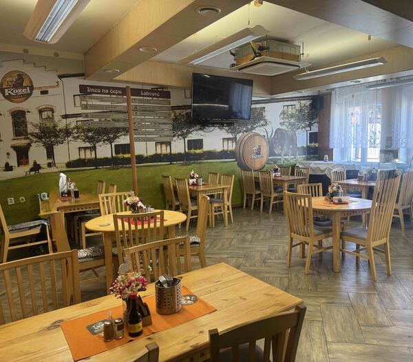 Interiér restaurace – posezení